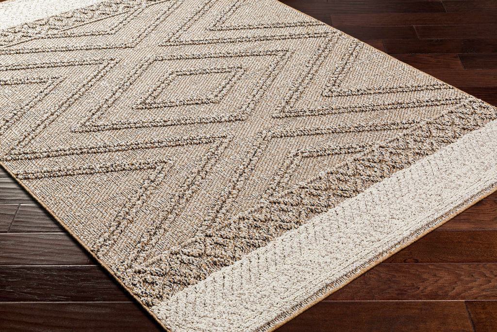 Hauteloom Areli SSSBARELIA1 Black Machine Made Polypropylene Rug