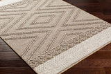 Hauteloom Areli SSSBARELIA1 Black Machine Made Polypropylene Rug