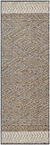 Hauteloom Areli SSSBARELIA2 Black Machine Made Polypropylene Rug