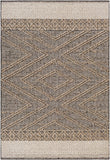 Hauteloom Areli SSSBARELIA2 Black Machine Made Polypropylene Rug