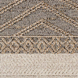 Hauteloom Areli SSSBARELIA2 Black Machine Made Polypropylene Rug