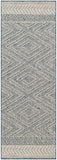 Hauteloom Areli SSSBARELIA3 Blue Machine Made Polypropylene Rug