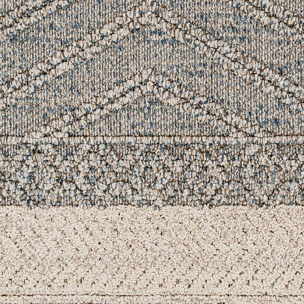 Hauteloom Areli SSSBARELIA3 Blue Machine Made Polypropylene Rug