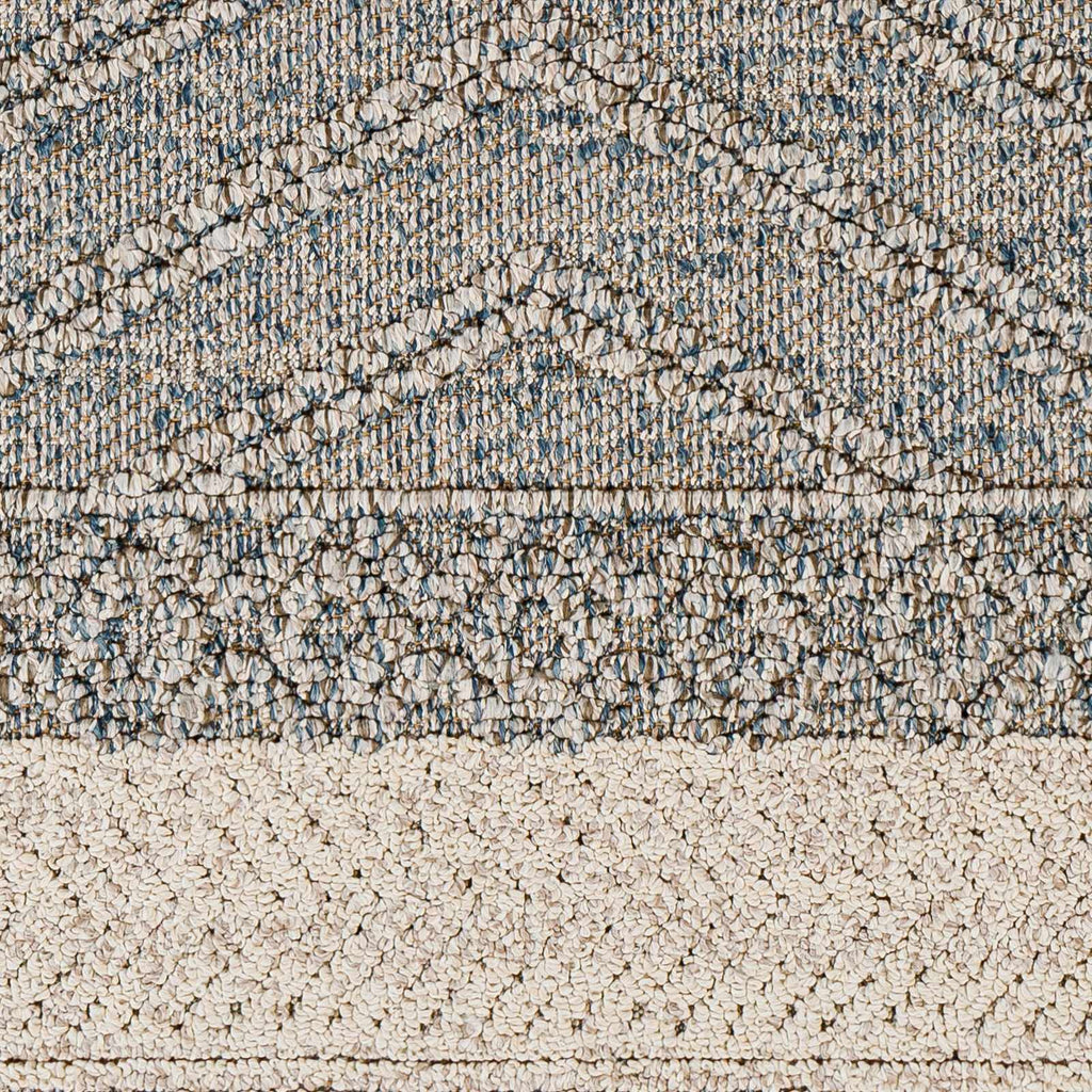 Hauteloom Areli SSSBARELIA3 Blue Machine Made Polypropylene Rug