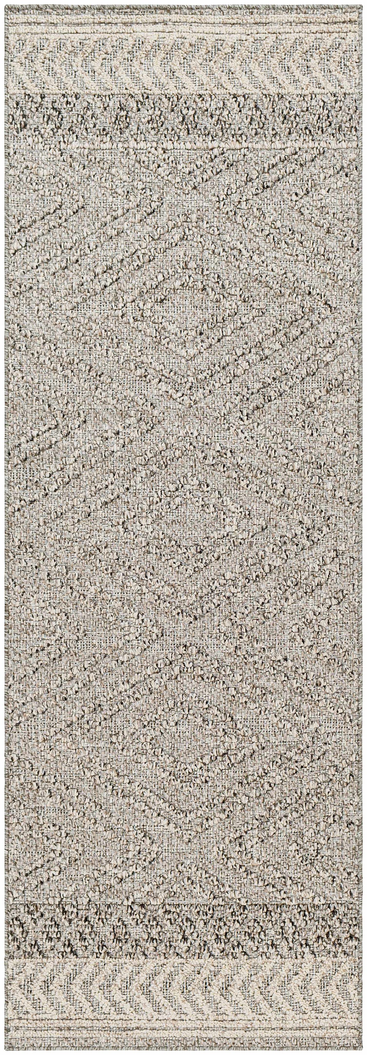 Hauteloom Areli SSSBARELIA4 Taupe Machine Made Polypropylene Rug