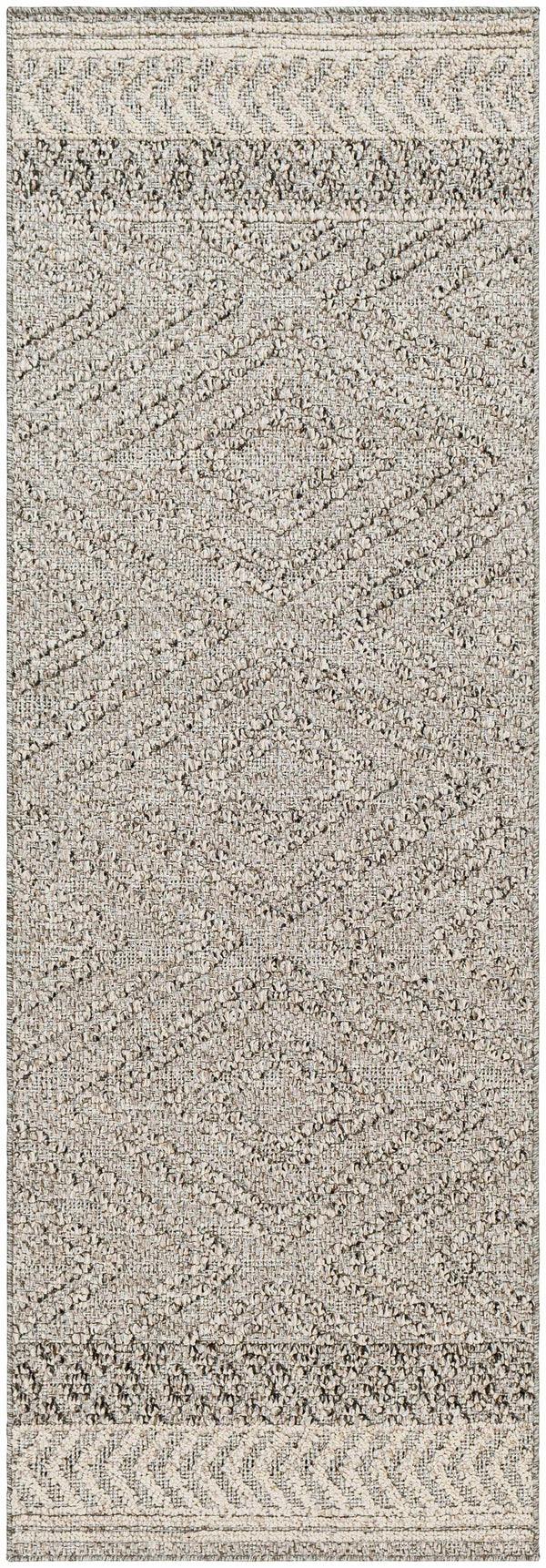 Hauteloom Areli SSSBARELIA4 Taupe Machine Made Polypropylene Rug
