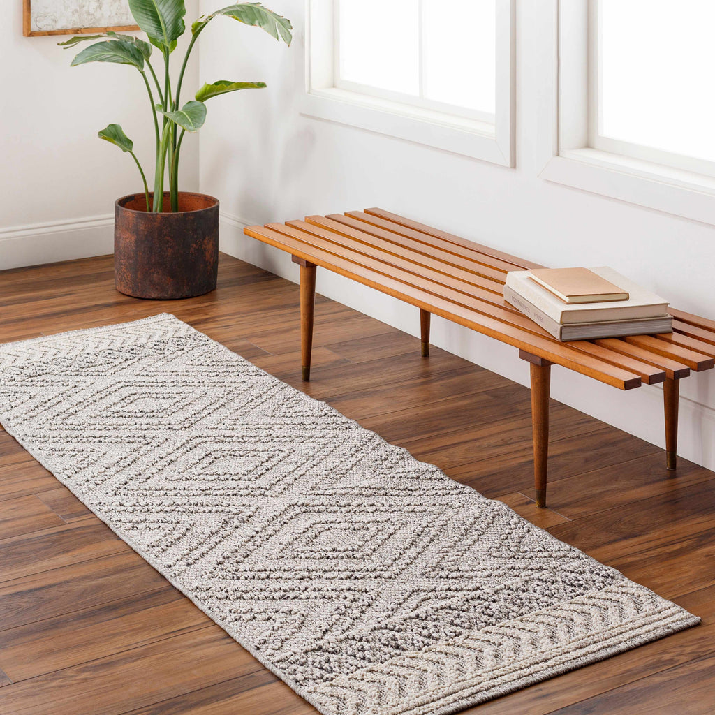 Hauteloom Areli SSSBARELIA4 Taupe Machine Made Polypropylene Rug