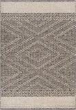 Hauteloom Areli SSSBARELIA5 Black Machine Made Polypropylene Rug
