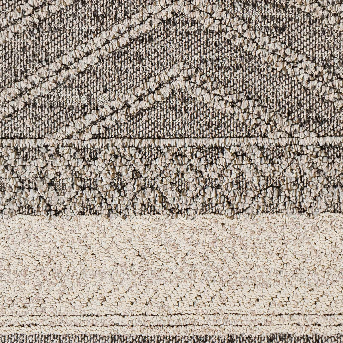 Hauteloom Areli SSSBARELIA5 Black Machine Made Polypropylene Rug