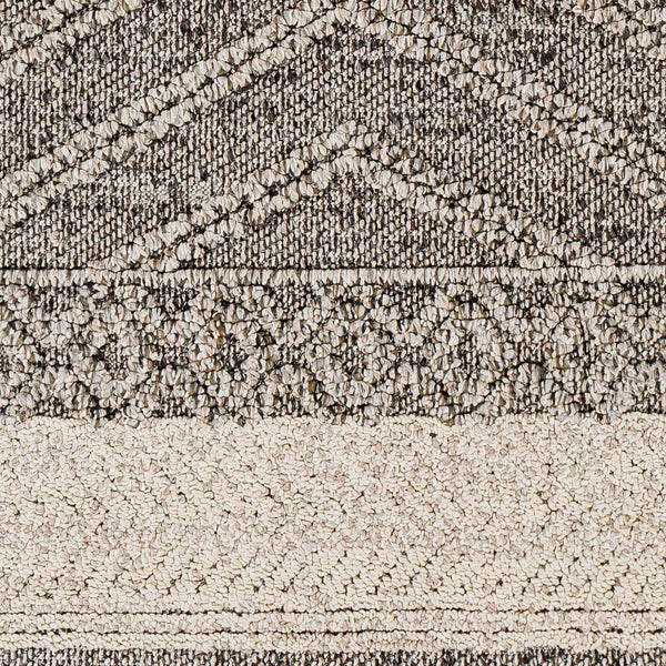 Hauteloom Areli SSSBARELIA5 Black Machine Made Polypropylene Rug
