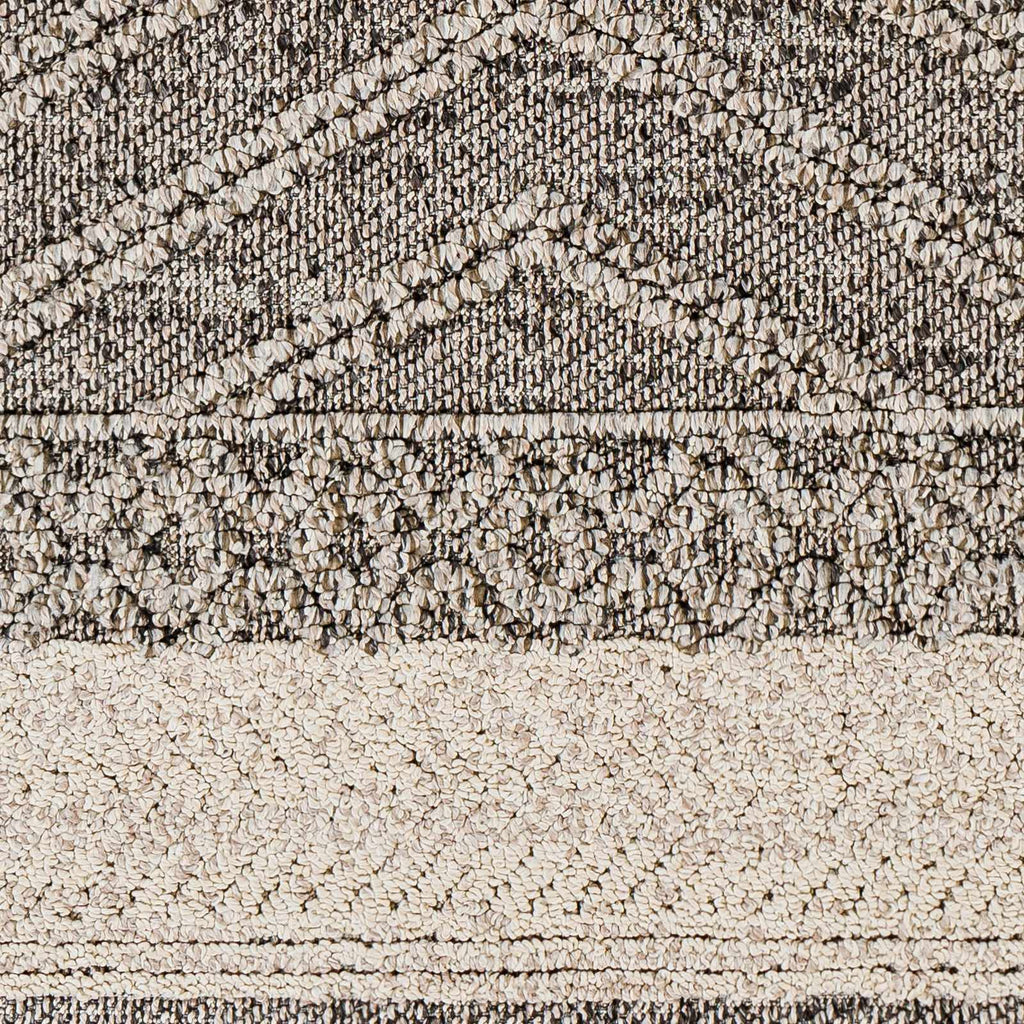 Hauteloom Areli SSSBARELIA5 Black Machine Made Polypropylene Rug