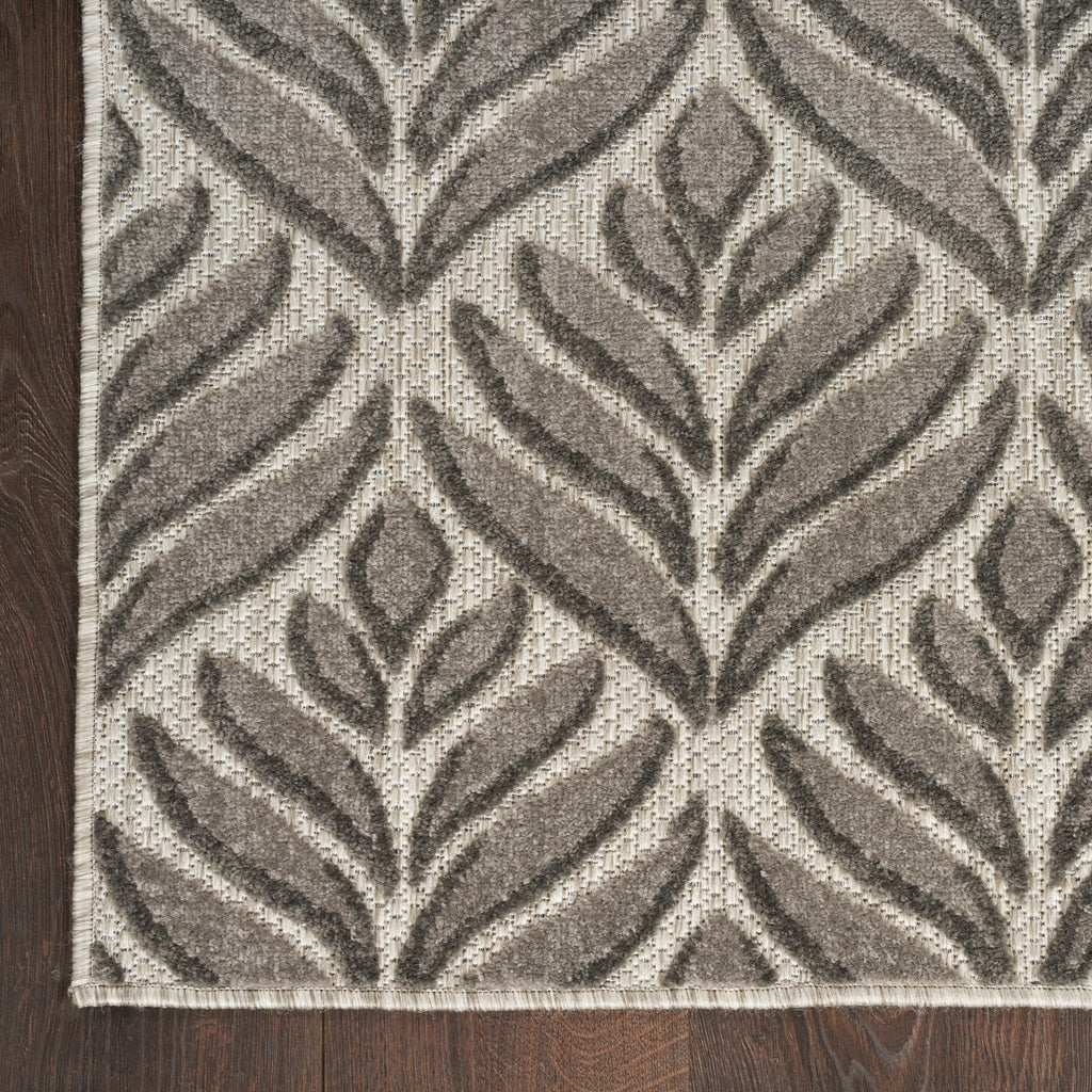 nourison aloha alh35 charcoal rug