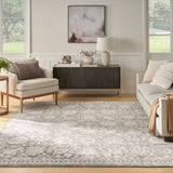 nourison eco cycle ecy02 charcoal rug