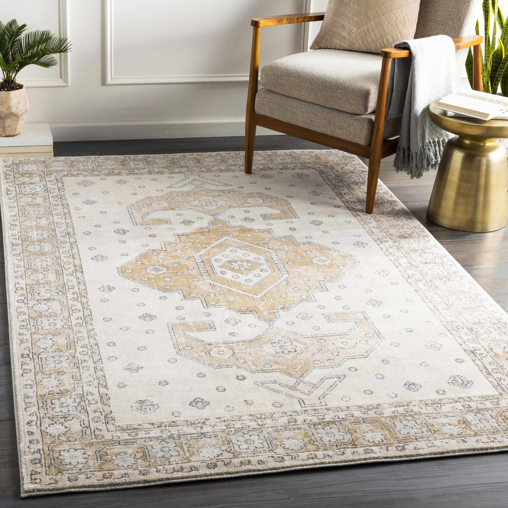 Hauteloom Southwark STHWR Charcoal Machine Made Polypropylene Rug
