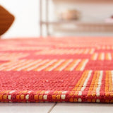 safavieh clearance striped kilim stk801q red rug