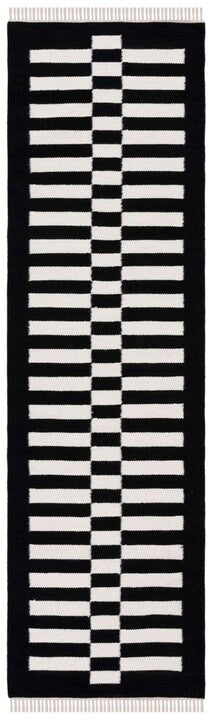 safavieh clearance striped kilim stk805z black rug
