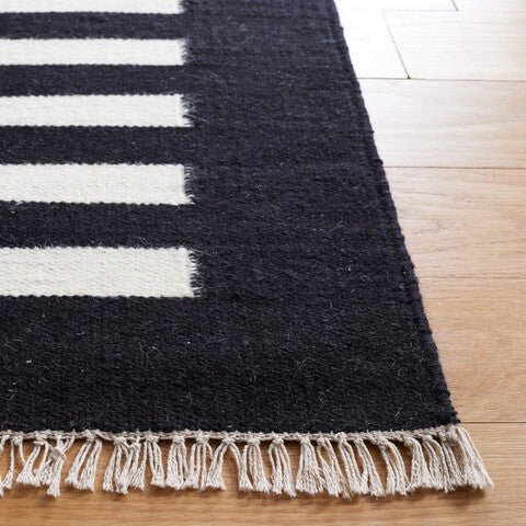 safavieh clearance striped kilim stk805z black rug