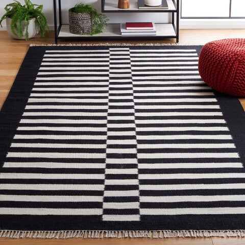 safavieh clearance striped kilim stk805z black rug