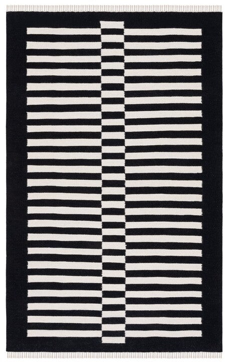 safavieh clearance striped kilim stk805z black rug