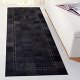 safavieh clearance studio leather stl822z black rug
