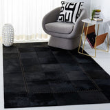 safavieh clearance studio leather stl822z black rug