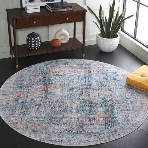 Safavieh Clearance Santa Monica STM539M Blue Rug