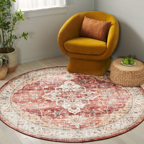 Safavieh Clearance Santa Monica STM556Q Rust Rug