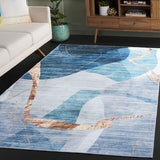 Safavieh Clearance Santa Monica STM836M Blue Rug