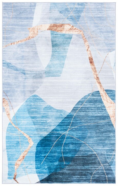 Safavieh Clearance Santa Monica STM836M Blue Rug