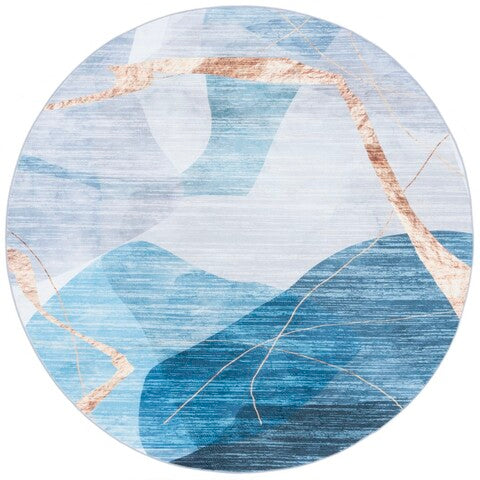 Safavieh Clearance Santa Monica STM836M Blue Rug