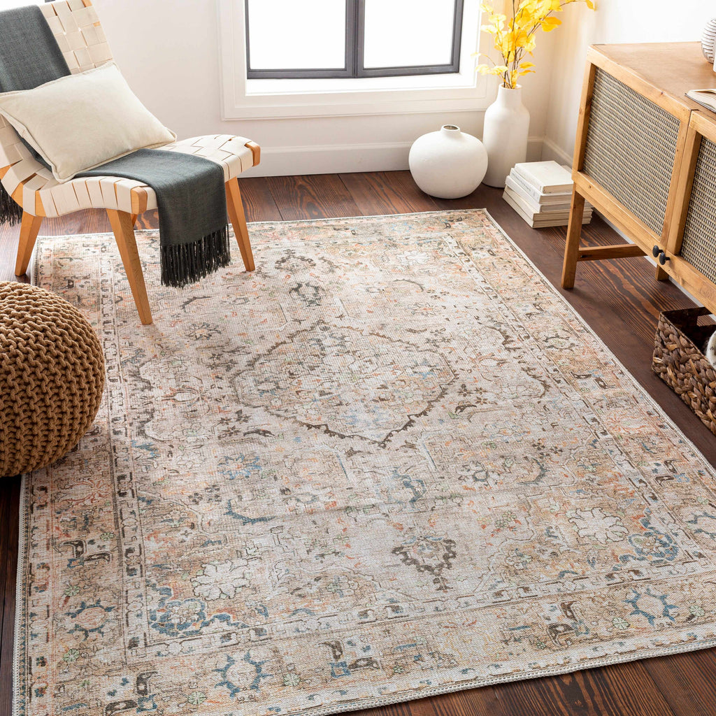 Hauteloom Standon STNDN Lime Green Machine Made Polyester Rug