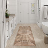 nourison astra machine washable asw03 latte rug