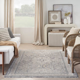 nourison lynx lnx01 ivory charcoal rug