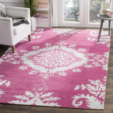 safavieh clearance stone wash stw235c fuschia rug