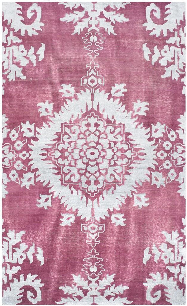 safavieh clearance stone wash stw235c fuschia rug