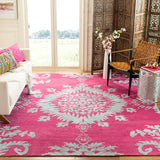 safavieh clearance stone wash stw235c fuschia rug