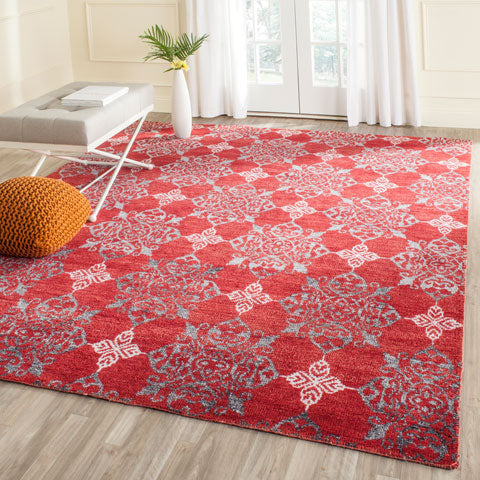 safavieh clearance stone wash stw243a red rug