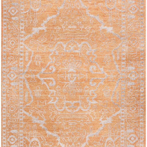 safavieh clearance stone wash stw245a orange rug