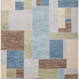 nourison astra machine washable asw09 blue green multi rug