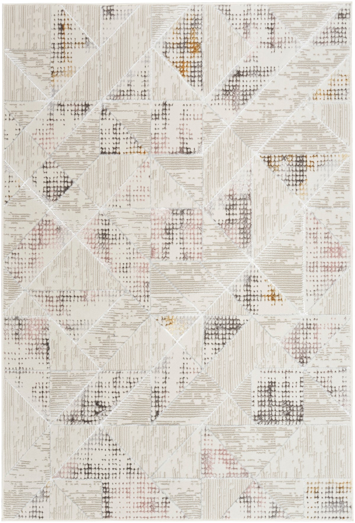 nourison glitz glz04 ivory multi rug