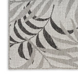 nourison garden oasis goa01 grey rug
