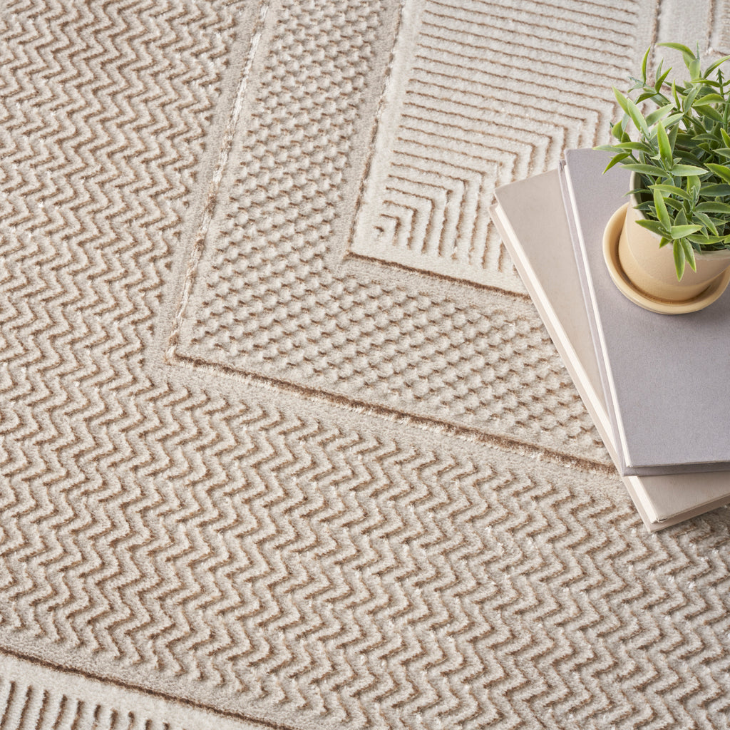 nourison glitz glz07 ivory rug