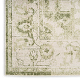 nourison astra machine washable asw12 ivory green rug