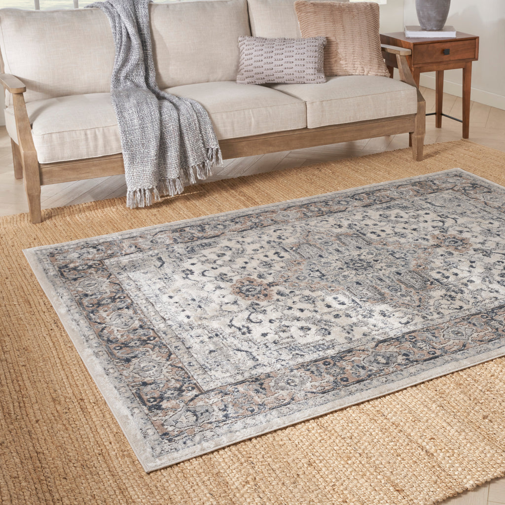 nourison natural jute njt01 bleached rug