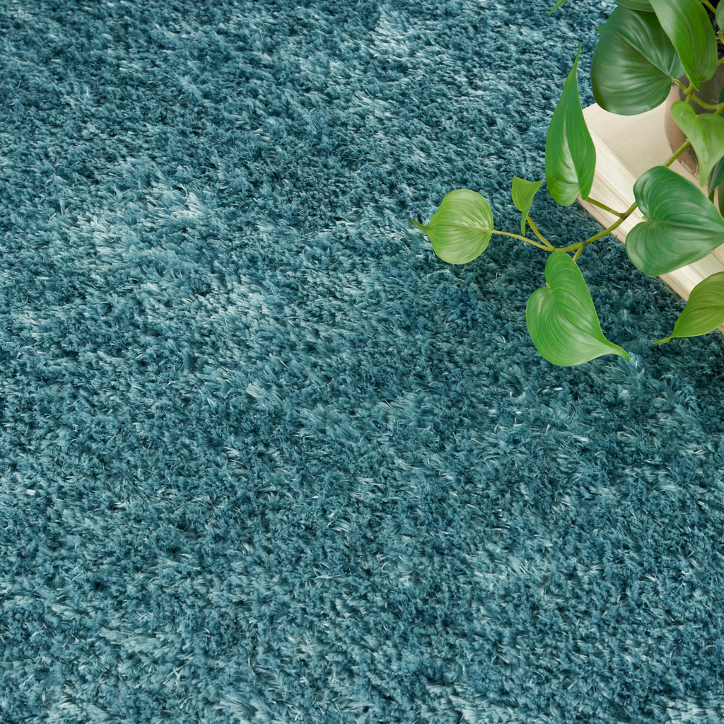nourison dreamy shag drs05 aqua rug