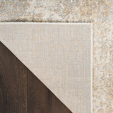 nourison ambiance ami03 ivory silver rug