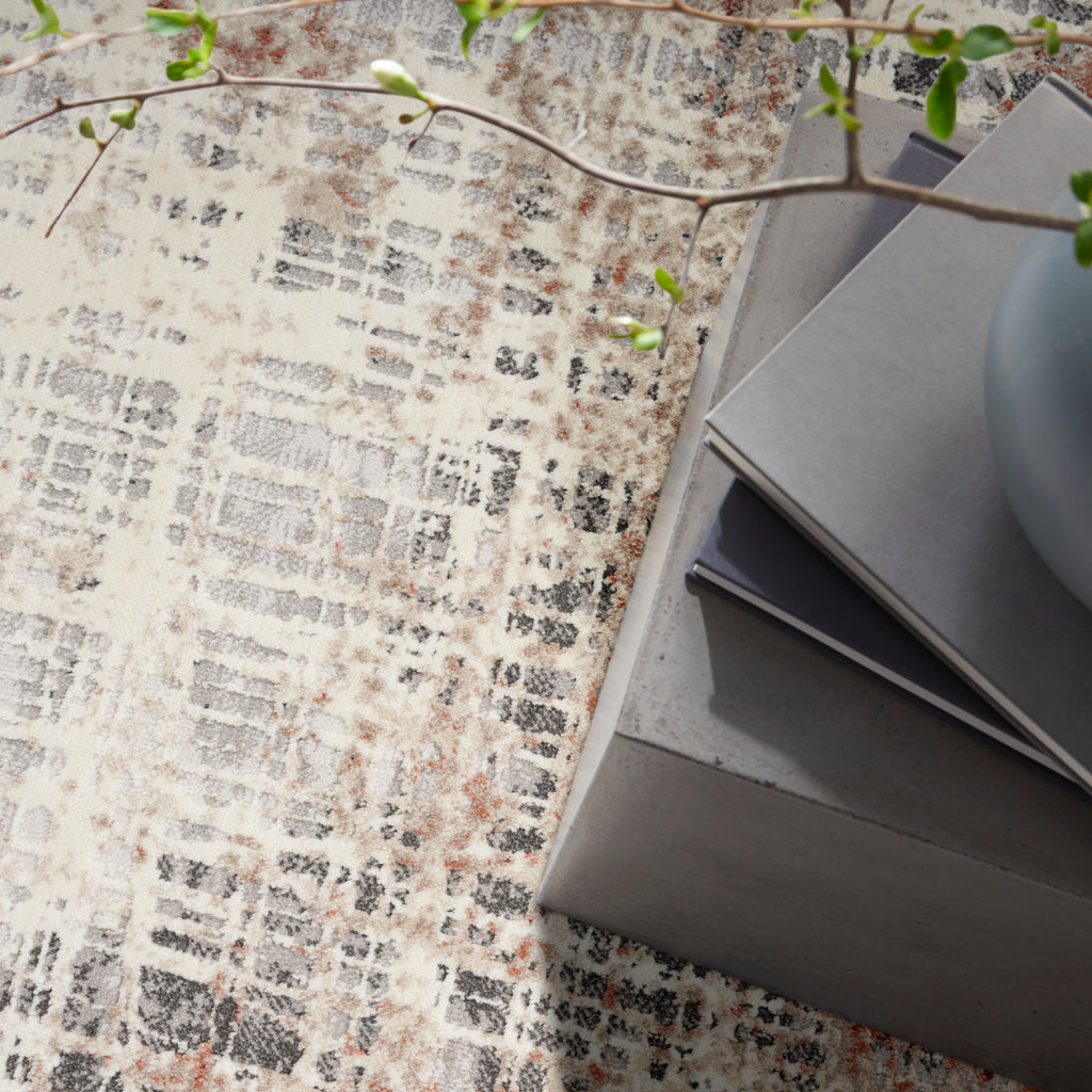 nourison ck022 infinity ifn01 rust multicolor rug