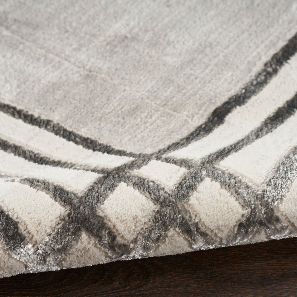 nourison desire dsr01 grey silver rug