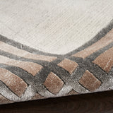 nourison desire dsr01 ivory silver rug