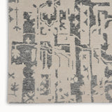 nourison silk shadows sha19 ivory grey rug